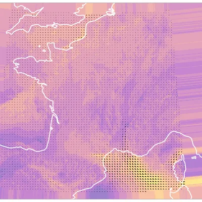 Visualisation du vent générée par Lyn Météo
